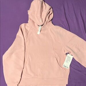 Lululemon Pink Haze XS/S Scuba Oversized Side-Slit Hoodie NWT
